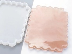 Molde silicona bandeja cuadrada con bordes 